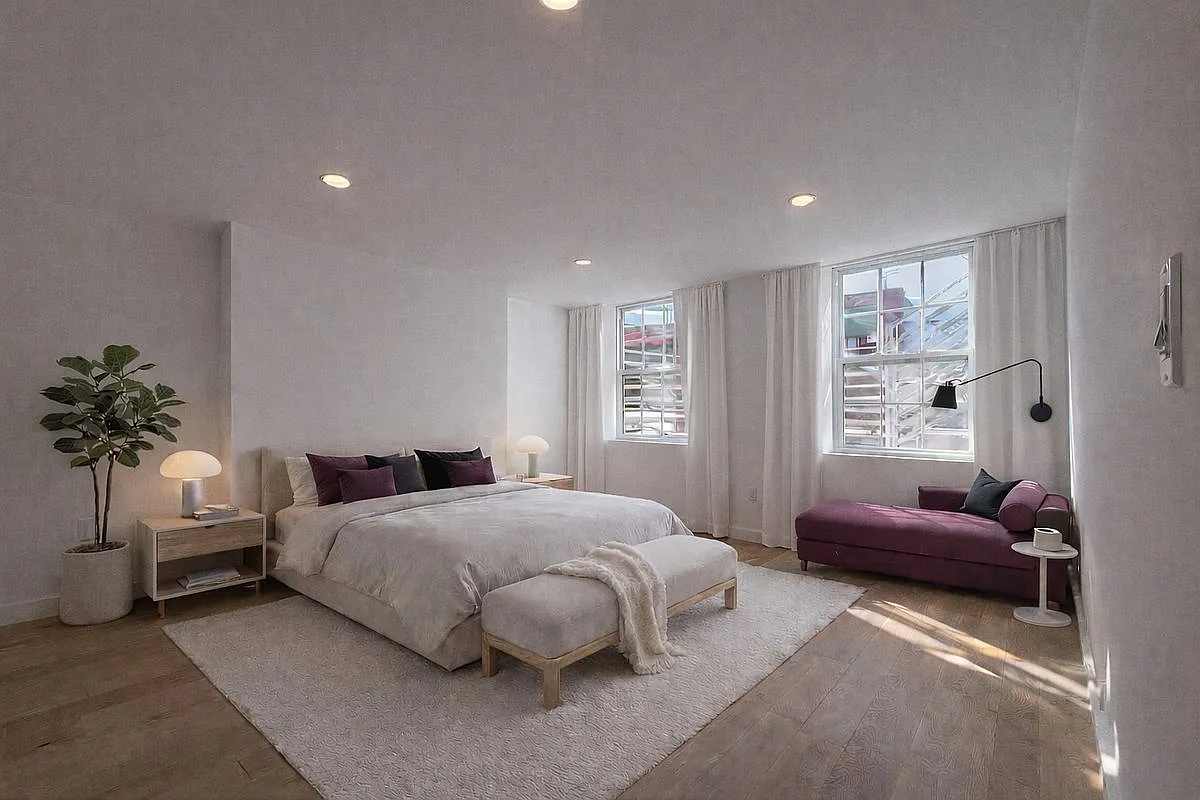 Primary bedroom social media post example